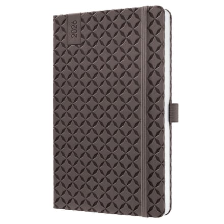 Sigel weekagenda Flair 2026 formaat A5 Coffee Brown hardcover