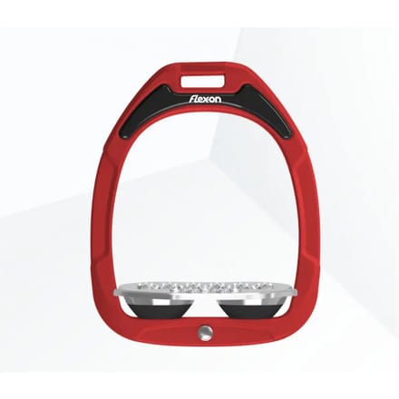 Endurance stijgbeugels Rood/Grijs/Wit Flex-On Green Composite