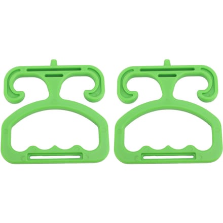 2 Stuks Boodschappentas Drager Arbeidsbesparend Zware Uitvoering Boodschappentas Handgreep Houder green