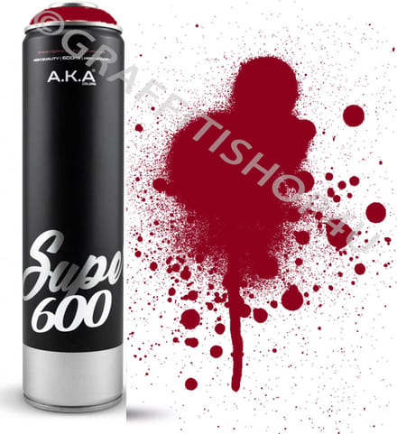 AKA Spuitbus 600ml Hoge Druk LENIN Red