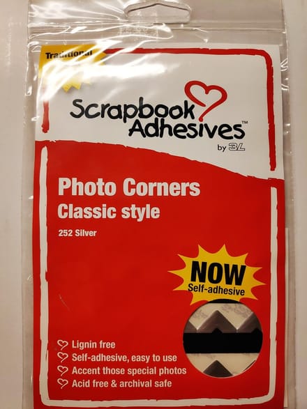 3L Fotohoekjes Zilver 252 Stuks