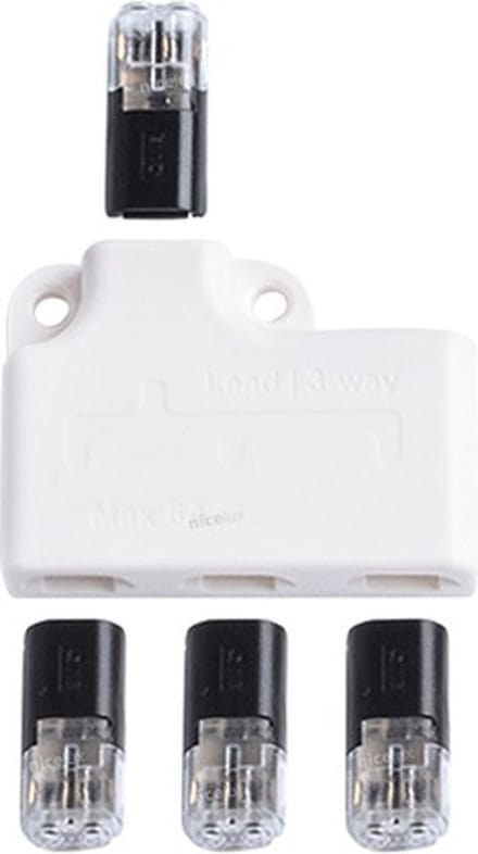 Quick kabel splitter - 1 naar 3 - 12V-incl. 4 connectors