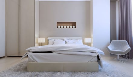3D-effect sticker met 6 kaarsen, 40 x 120 cm