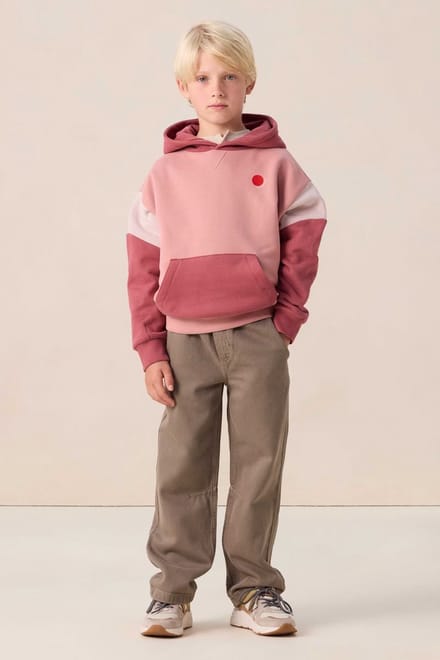 Sissy-Boy - Roze colourblock hoodie