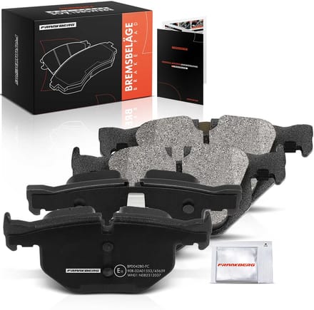 Frankberg 4x remblokken achteras voor BMW X5 E70 X6 E71 E72 30L