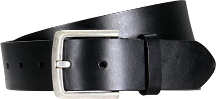 LINDENMANN leren heren riem - zwart