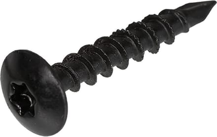 Blackline - Tuinbeslagschroef - TORX - TX30 - 6,0 x 40mm - Voldraad - Zwart (30 stuks)