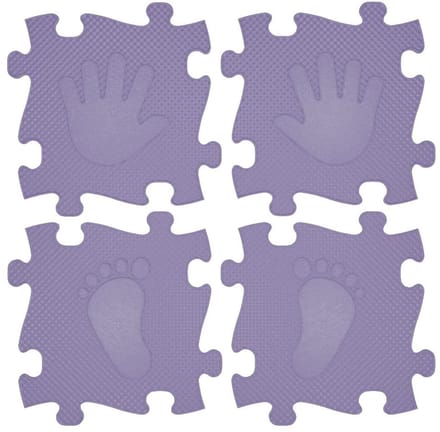 Mata podłogowa sensoryczna 16 el. Magic Set Fiolet - Sensoriële vloermat 16 stuks Magic Set Paars