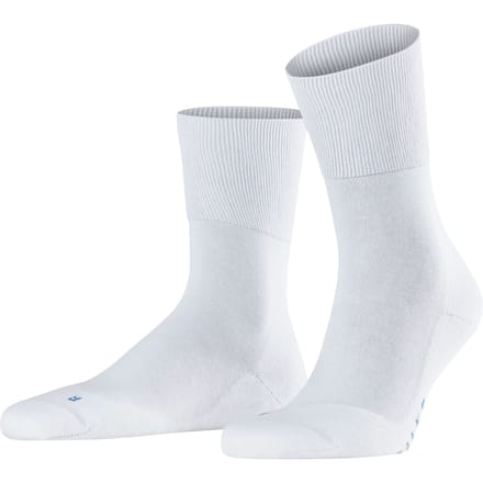 FALKE Run eenkleurig katoen functioneel materiaal sokken unisex wit - maat 46-48