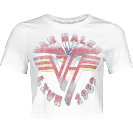 Van Halen T-shirt - Live '82 - M tot XL - voor Vrouwen - wit