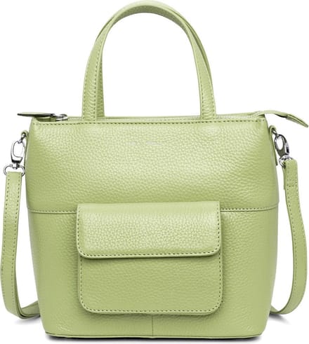 Pia Ries 605-15 Handtas met lange schouderriem - Pastel Groen