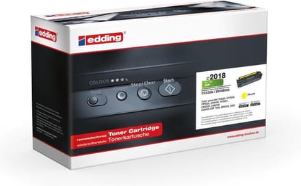 Edding edding 2018 Tonercassette vervangt HP 304A, CC532A Geel 2800 bladzijden Compatibel Toner