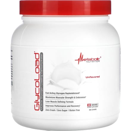 Metabolic Nutrition, GlycoRod, Non aromatisé, 600g