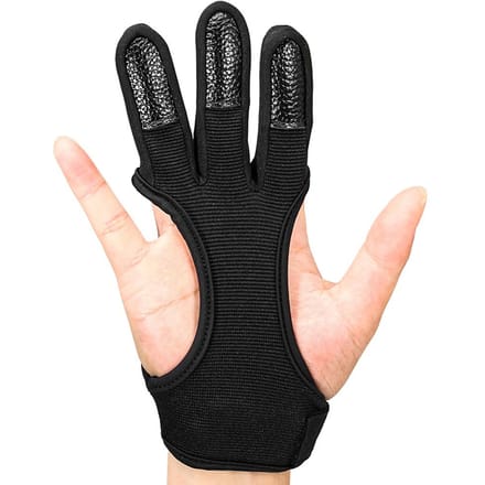 1PC Boogschiethandschoenen Schieten Jacht Leer Drie Vinger Beschermer Boogschieten Beschermende Uitrusting XL