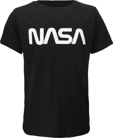 NASA Logo T-Shirt Zwart - Officiële Merchandise - S