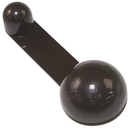 Zelfklevende deurstopper voor doorgangsdeuren - kunststof - zwarte deurstopper - maximale deurdikte 45 mm