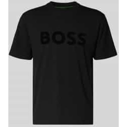 Regular fit T-shirt van katoenmix model 'ICONIC'