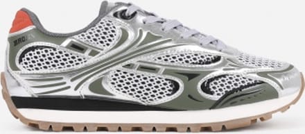 BRONX - Tronic - Vrouw - Sneakers - Groen/Zilver - maat 41