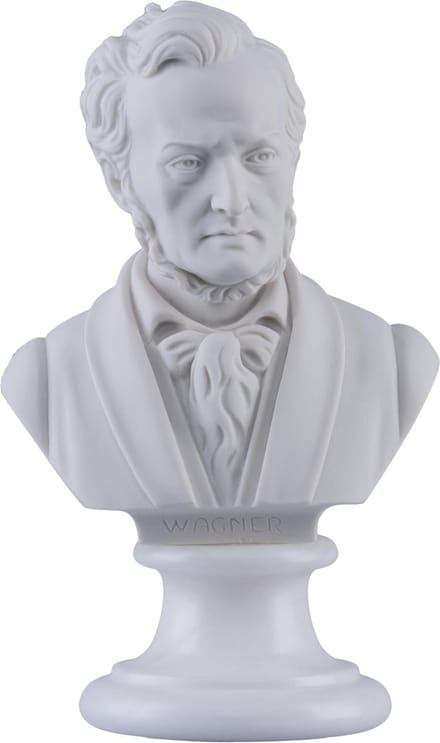Music Gifts - Albast borstbeeld Wagner 22 cm