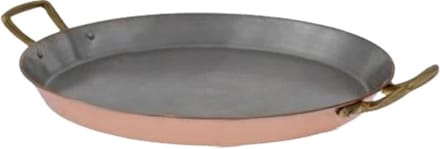Koperen pan voor paella, 30 сm
