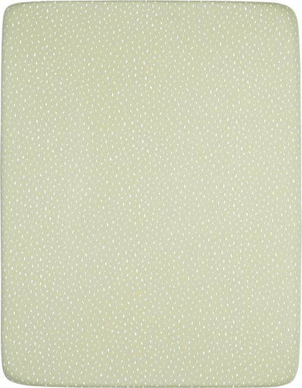 Plum Plum - Hoeslaken jersey 75x95cm - Dot Pistache