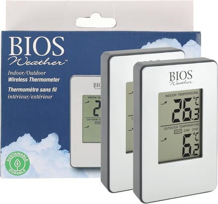 Draadloze Binnen Buiten Thermometer met Temperatuur Weergave en Geheugen