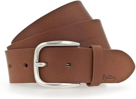 MUSTANG Leren riem Classic Women Leather Belt W100 Cognac bruine