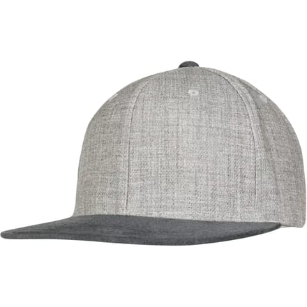 Flexfit - Melange Velour Snapback grey/grey one size Snapback Pet - Grijs