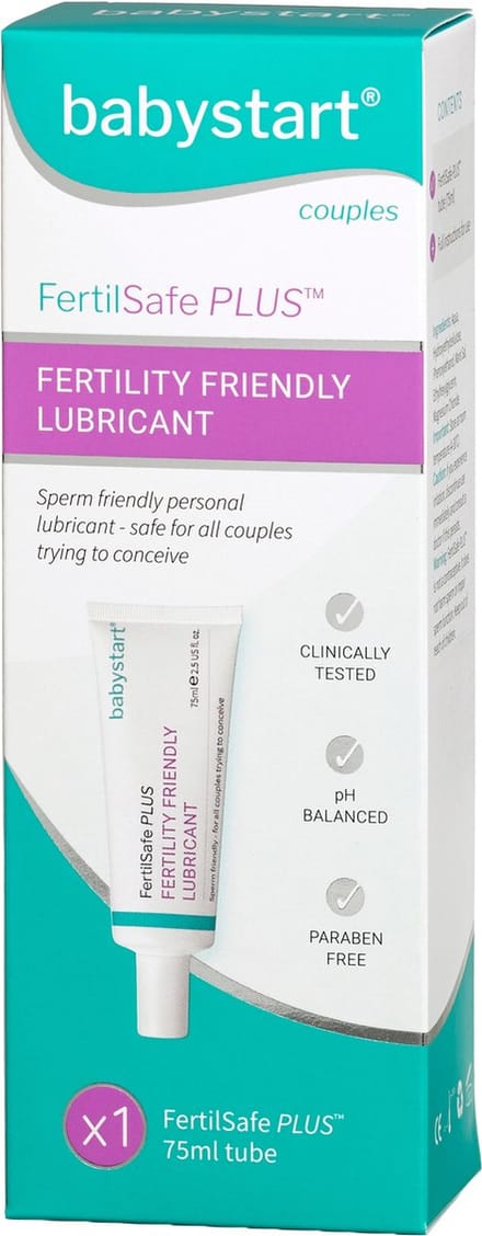 FertilSafe PLUS® sperma vriendelijk glijmiddel - multipack - 1x Tube 75ml & 2x applicator 5ml - Babystart®