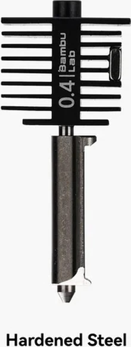 Bambu Lab 0.4mm Hotend Assemblage met Gehard Staal Nozzle - A1 Series