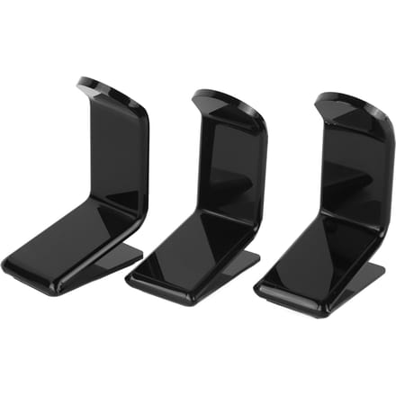 3 Stuks Muurbevestiging Game Controller Houder Stand Acryl Onder Bureau Bureau Game Console Houder Zwart black