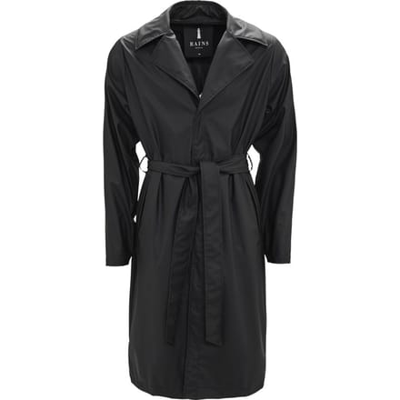 Rains Overcoat 1255 - Maat M/L - Jas Dames - Black