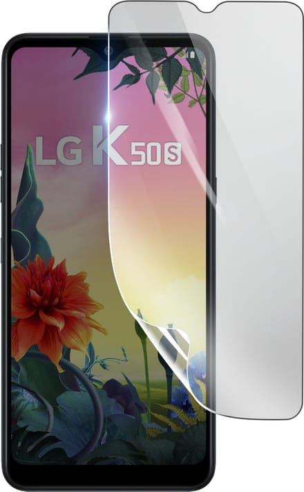 3mk, Geschikt voor LG K50s, Schokbestendige Hydrogel Screenprotector, Transparant