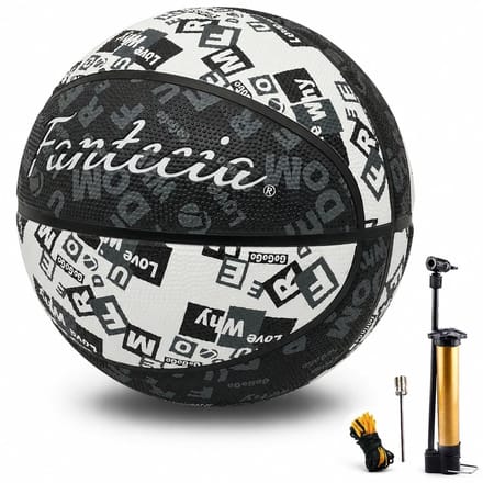 Dailygoods - Basketbal Maat 5 met Graffiti Design en Pomp