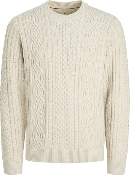 JACK&JONES - JPRBLUSEAN KNIT CABLE CREW NECK SN - Heren - Gebreide truien
