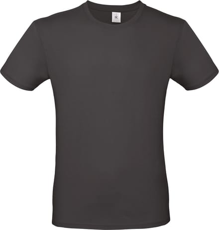 Classic E150 T-shirt B&C Collectie Worn Black Maat M