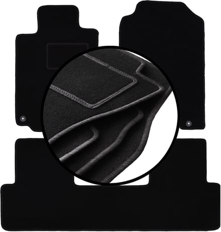 Complete set veloursmatten voor: Honda CR-V IV SUV (2011-2018)
