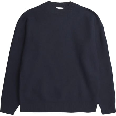 Ronde hals pullover van gekookte wol Norse Projects Rom