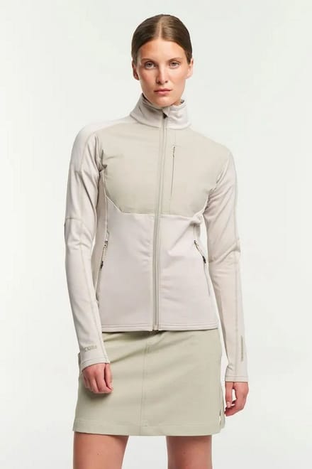 TENSON - txlite windblock hybrid zip w - Outdoor windjack dames - Beige