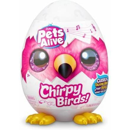 Pets Alive Chirpy Birds fluitend knuffelvogeltje Elektroniche knuffels Interactieve knuffels