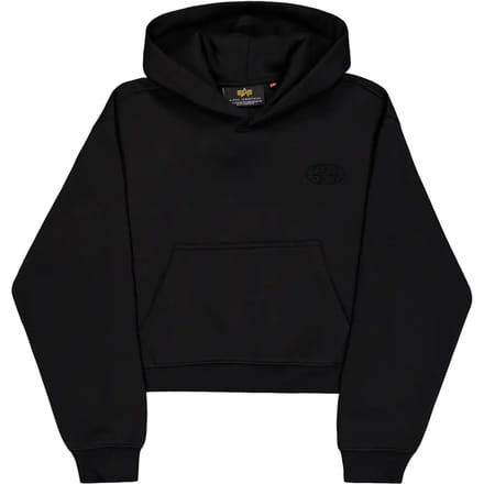 Dames Hoodie Alpha Industries Rhinestone World Logo