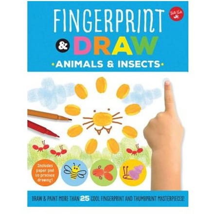 Fingerprint & Draw: Animals & Insects - Maite Balart