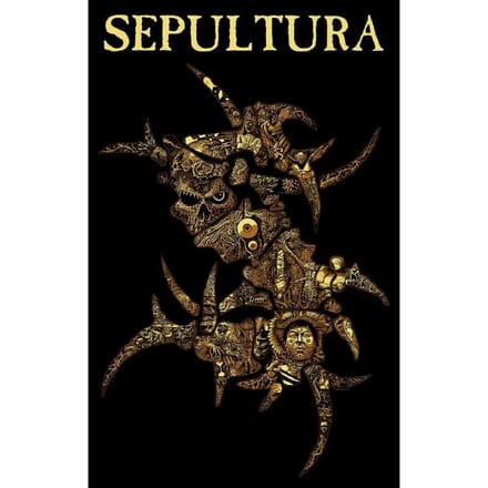 Sepultura Discography Unisex Vlag - meerkleurig - Standard