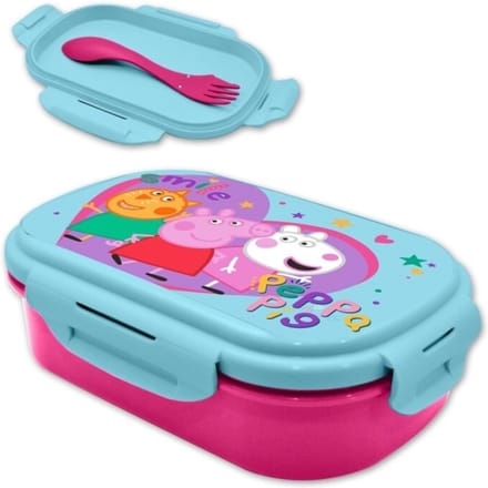 Peppa Pig Lunchbox met bestek