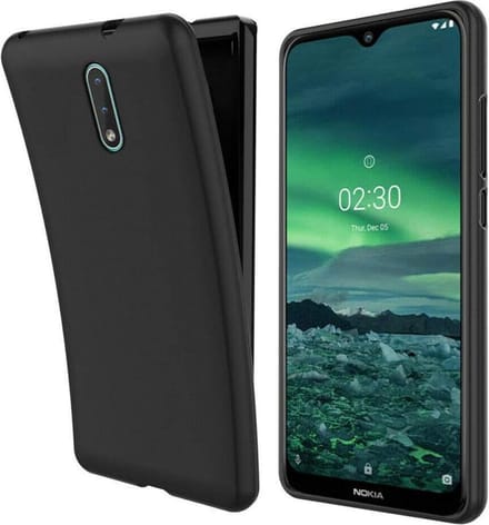 Silicone hoesje Geschikt voor: Nokia 2.3 -  zwart
