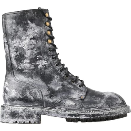 Versleten Leren Veterschoenen