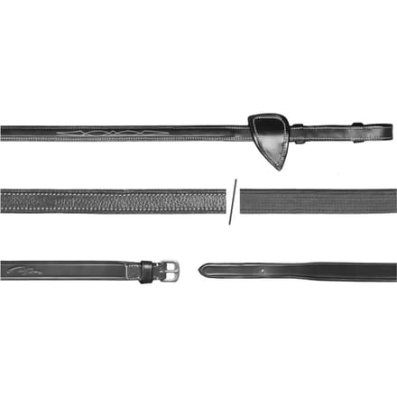 Dy'on 1/2'' Jacht Teugels Cob Zwart