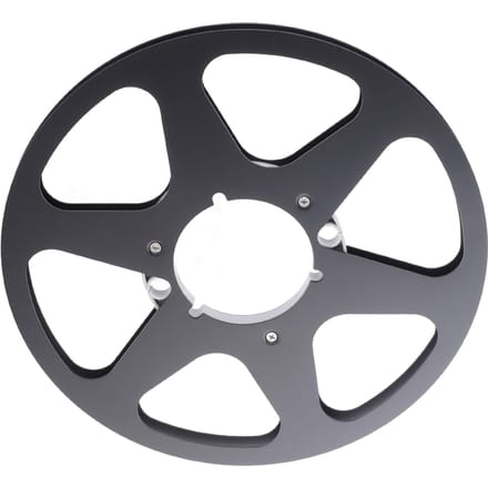 14 10.5 Inch Lege Tape Spoel Aluminiumlegering 6 Gaten Universele Opening Machineonderdeel Lege Opname black