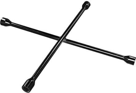 4-Way Cross Lug Wrench - 20 Inch - SAE and Metric Sizes