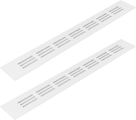 Aluminium Ventilatieroosters 40x300mm Pack van 2 - Voor HVAC, Verwarming, Koeling en Ventilatie